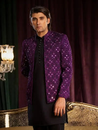 ALAM – Pakistani Formal Suit by Ahsan Tariq Couture – view 4