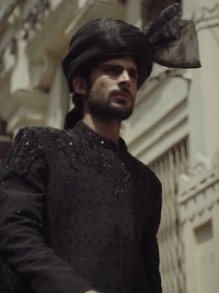 Darpan – Pakistani Prince Coat by Ahsan Tariq Couture – view 2