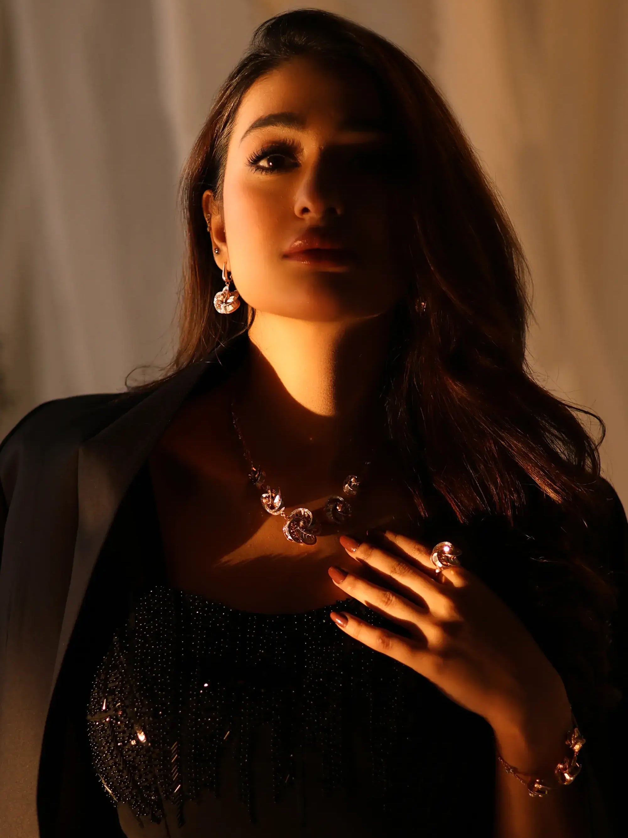 Noir Éclat – Pakistani Engagement Wear by Ahsan Tariq Couture – view 7