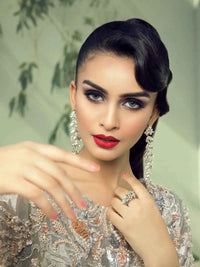 Quicksilver – Pakistani Engagement Wear by Ahsan Tariq Couture – view 4