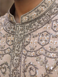 QURB – Pakistani Groom Sherwani by Ahsan Tariq Couture – view 6