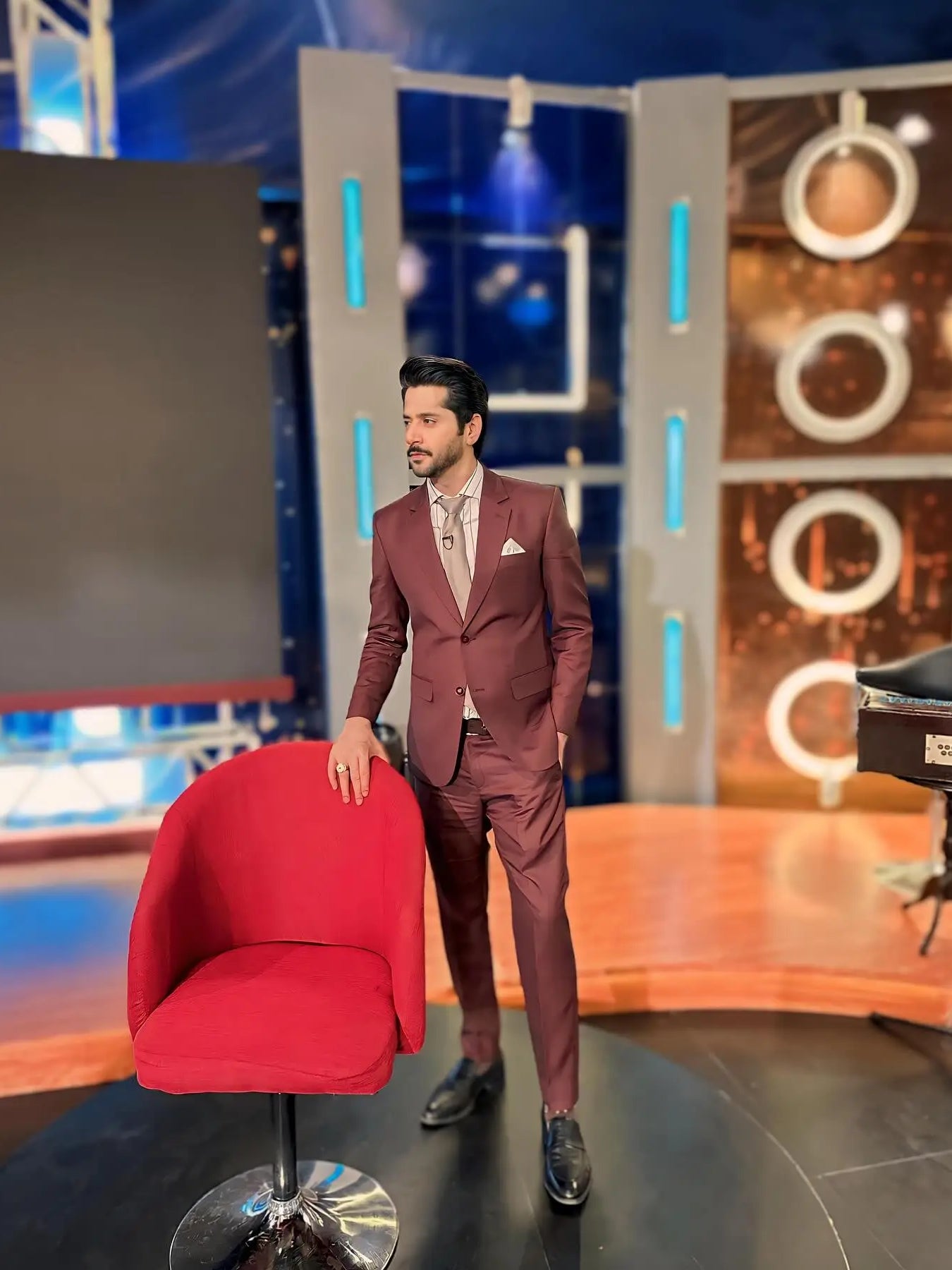Royal Mahogany – Pakistani Formal Suit by Ahsan Tariq Couture