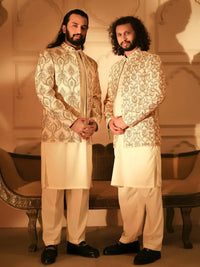 Sultan – Pakistani Open Prince Coat by Ahsan Tariq Couture – view 7
