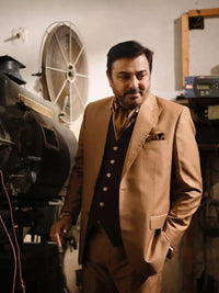 Agha Talish | – Pakistani Designer Waistcoat by Ahsan Tariq Couture – view 10