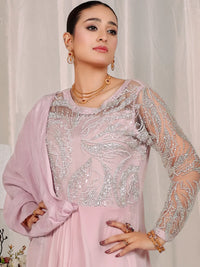 Blush Opulence – Pakistani Engagement Wear by Ahsan Tariq Couture – view 3