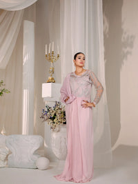 Blush Opulence – Pakistani Engagement Wear by Ahsan Tariq Couture – view 4
