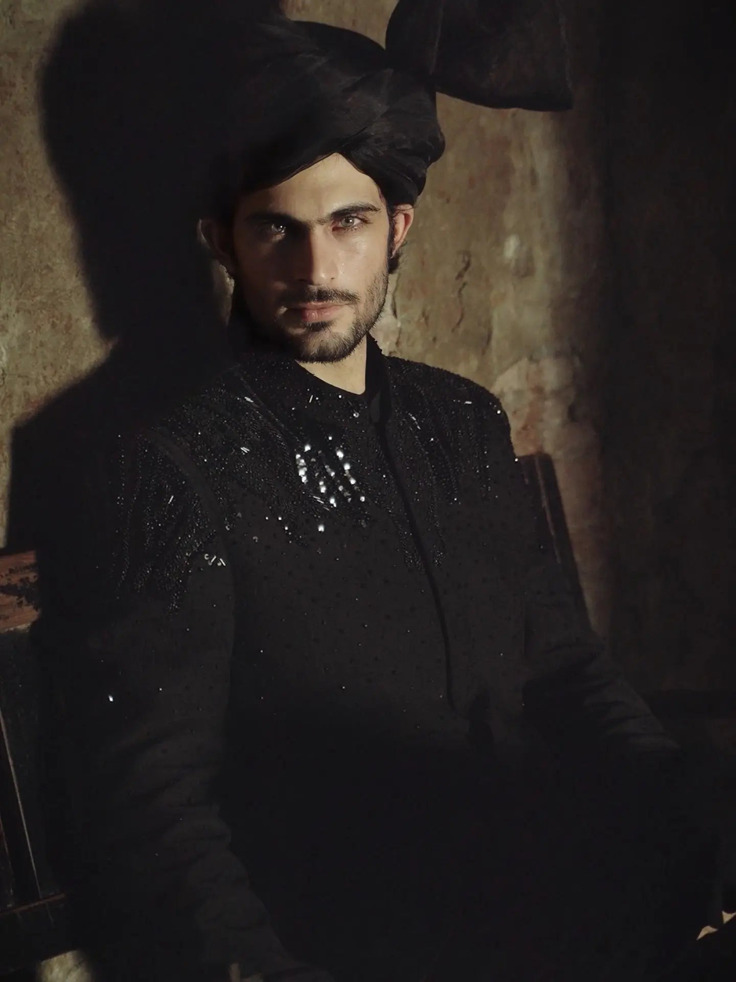 Darpan – Pakistani Prince Coat by Ahsan Tariq Couture – view 1