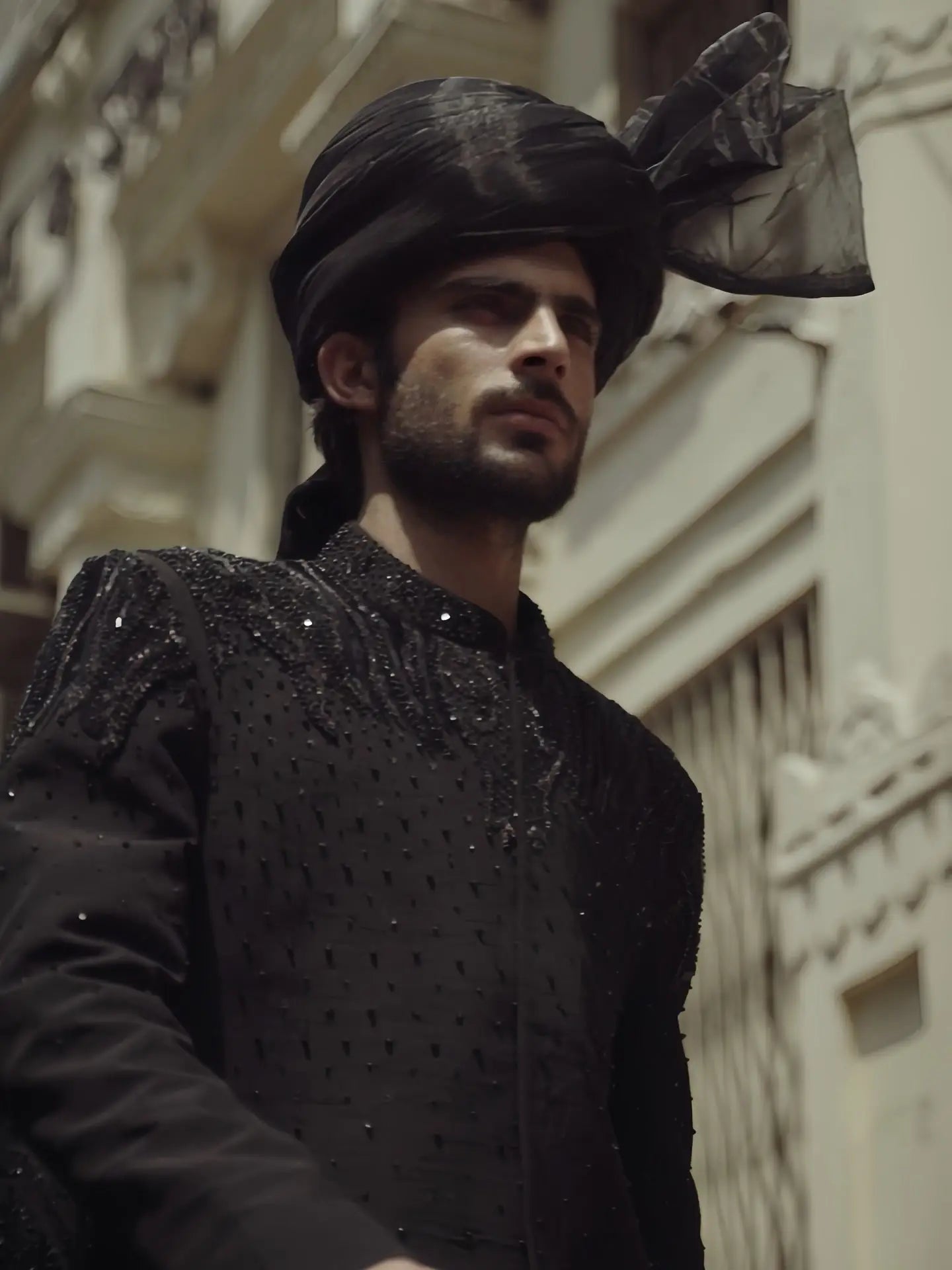Darpan – Pakistani Prince Coat by Ahsan Tariq Couture – view 2