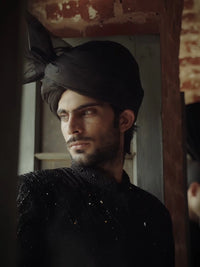 Darpan – Pakistani Prince Coat by Ahsan Tariq Couture – view 3