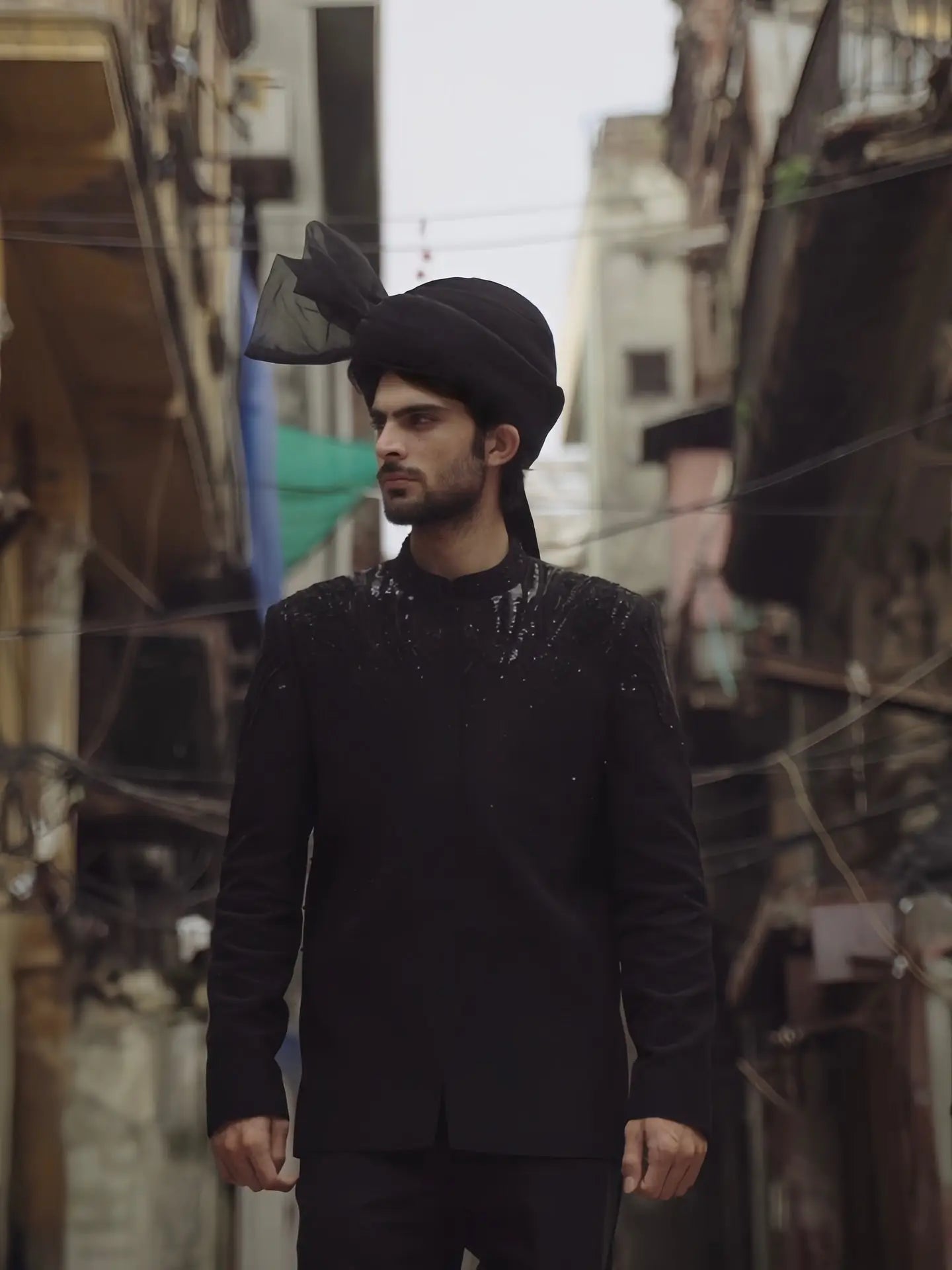 Darpan – Pakistani Prince Coat by Ahsan Tariq Couture – view 4