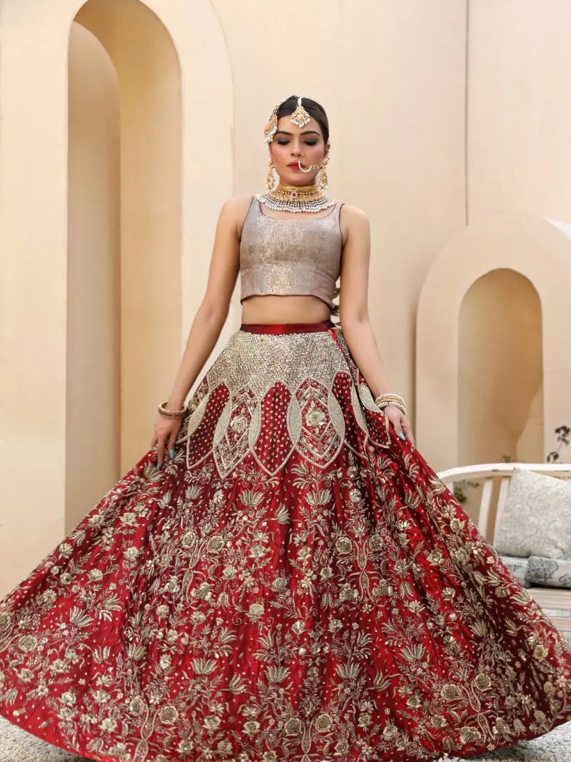 MALIKA – Pakistani Bridal Couture by Ahsan Tariq Couture – view 1