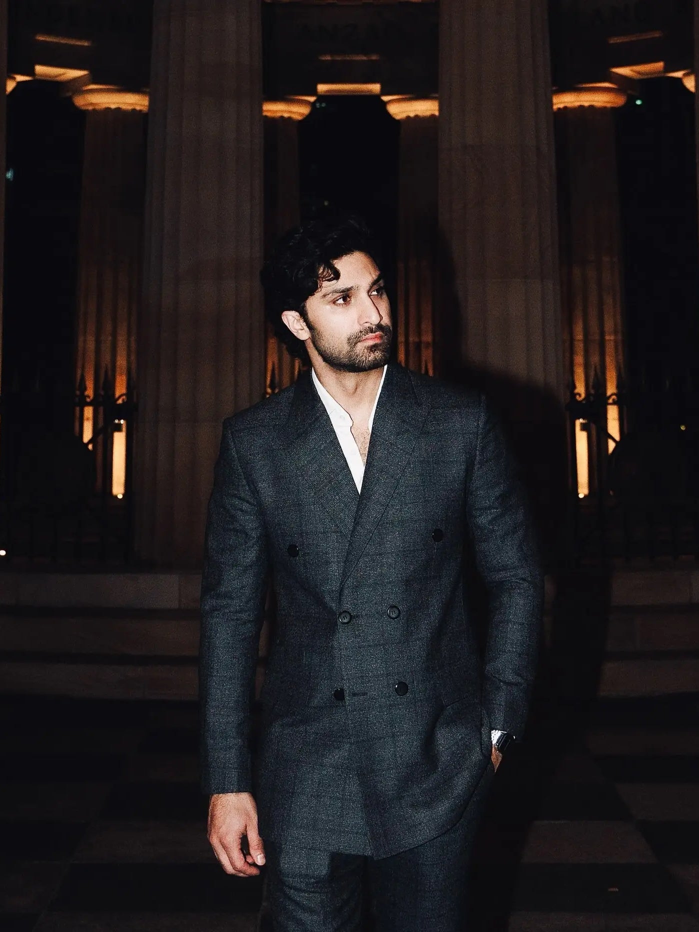 MIR NOIR | SPOTLIGHT EDIT – Pakistani Formal Suit by Ahsan Tariq Couture – view 1