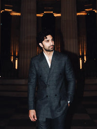 MIR NOIR | SPOTLIGHT EDIT – Pakistani Formal Suit by Ahsan Tariq Couture – view 1