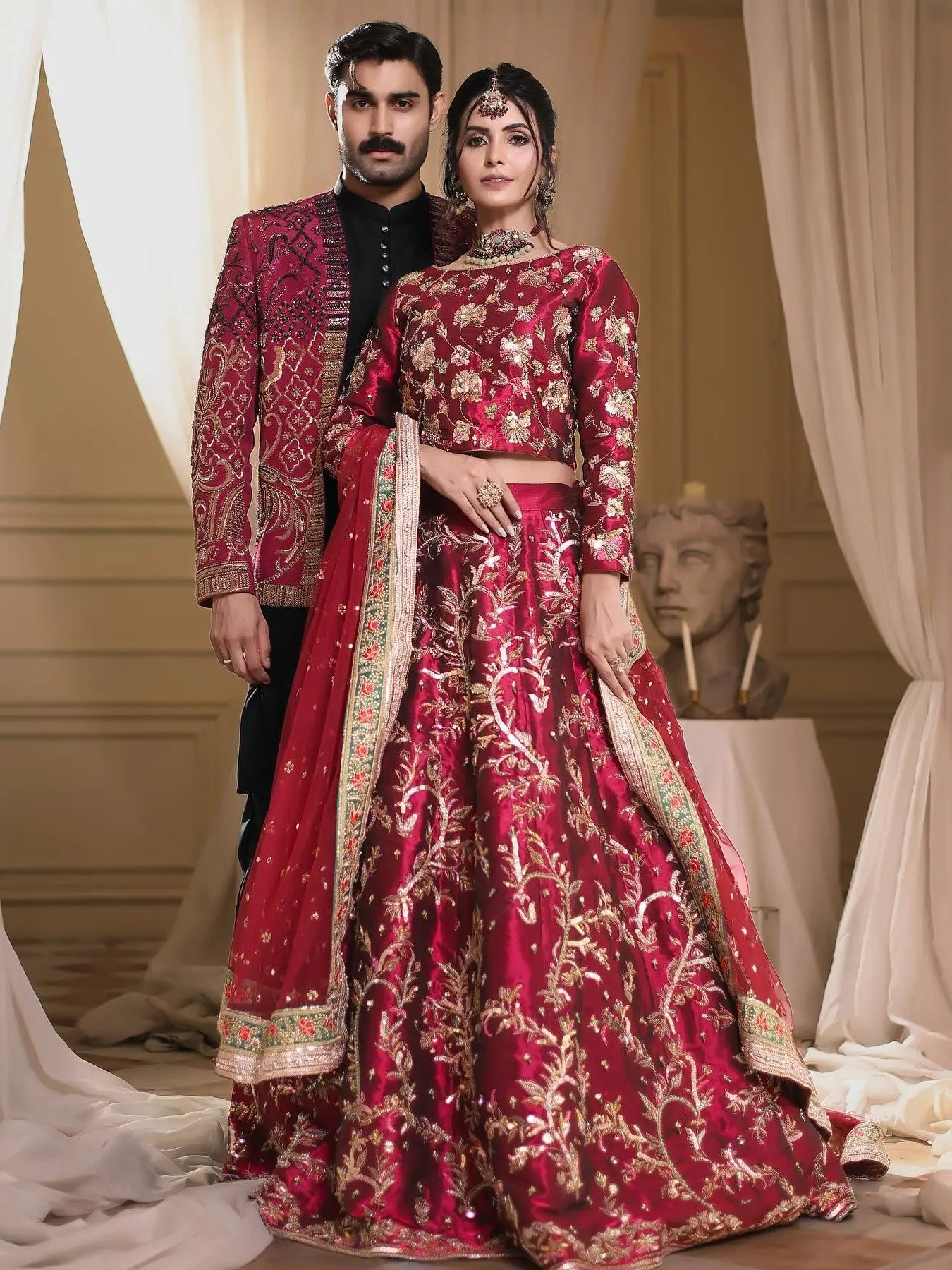 Rang-e-Mahal – Pakistani Bridal Couture by Ahsan Tariq Couture – view 2