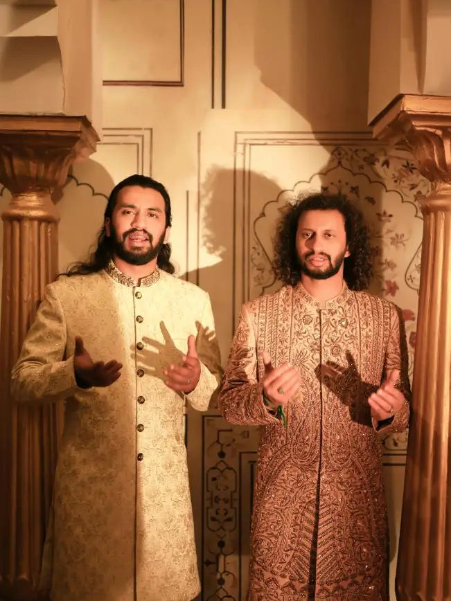 Ranjha – Pakistani Groom Sherwani by Ahsan Tariq Couture – view 2