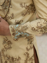 Sahar – Pakistani Groom Sherwani by Ahsan Tariq Couture – view 4