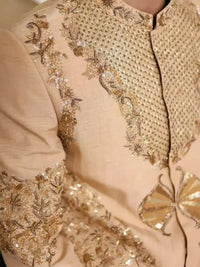 Shairshah – Pakistani Groom Sherwani by Ahsan Tariq Couture – view 5