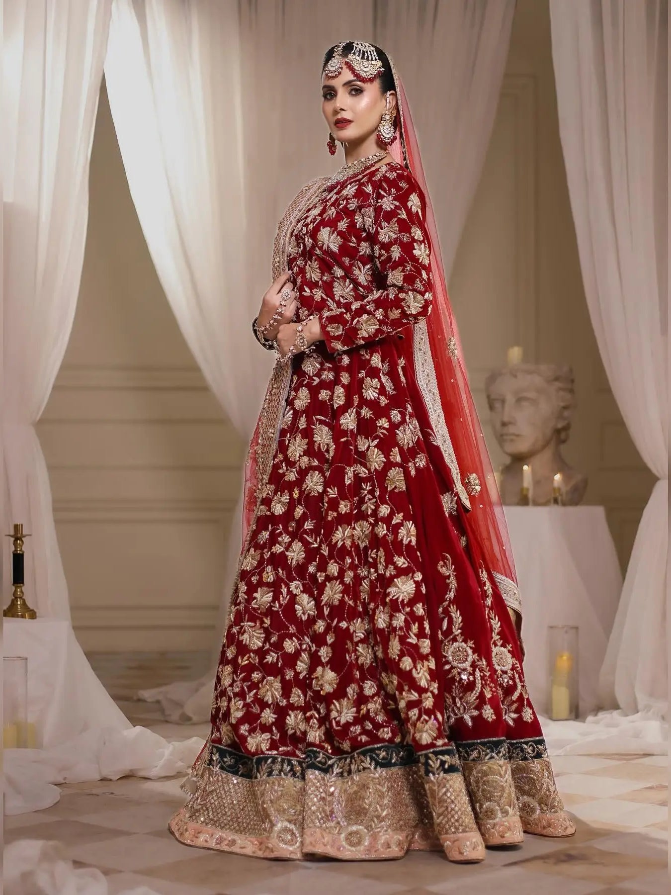 Shehnai Peshwas – Pakistani Bridal Couture by Ahsan Tariq Couture – view 1