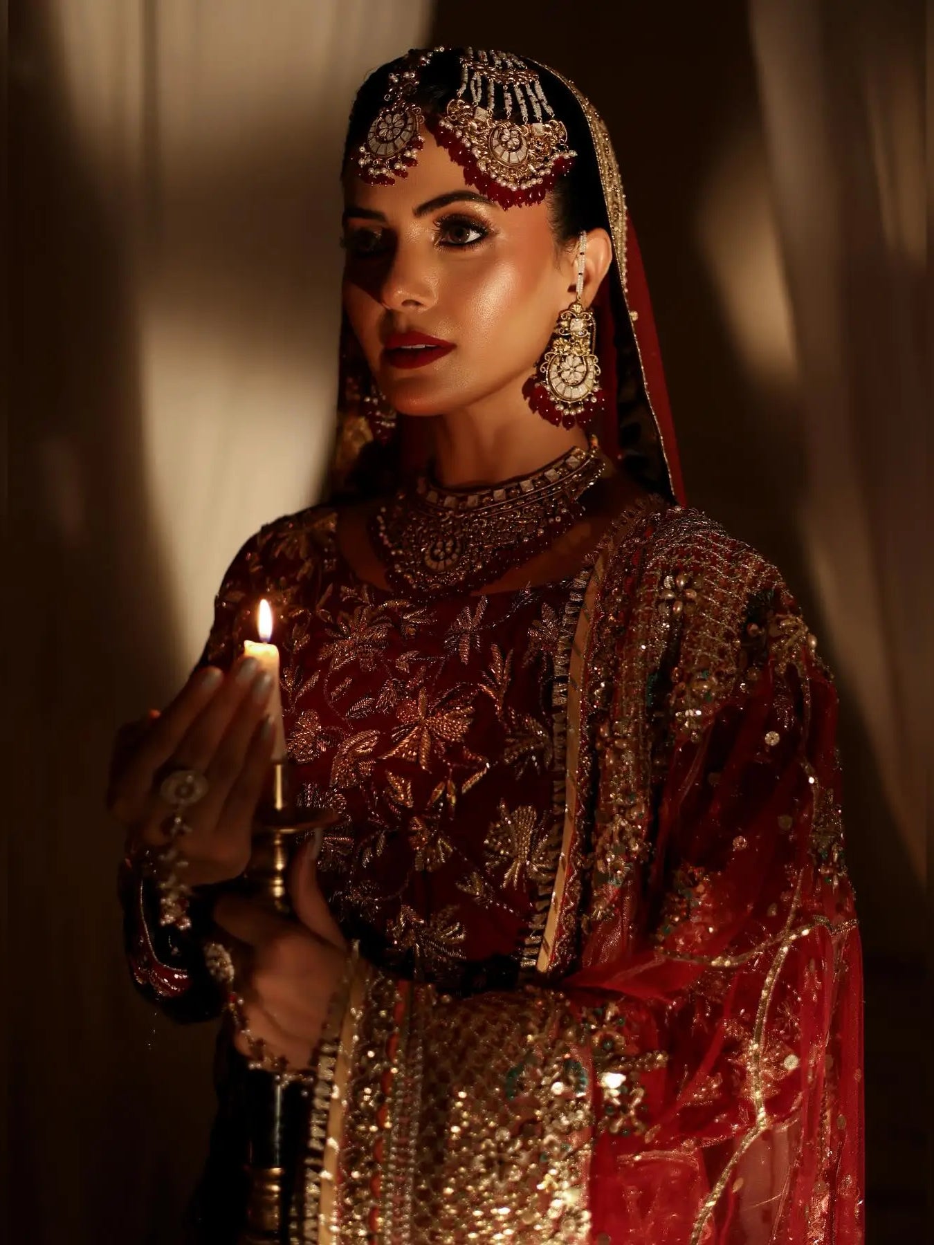 Shehnai Peshwas – Pakistani Bridal Couture by Ahsan Tariq Couture – view 2