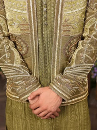 Sherawala Velvet – Pakistani Formal Suit by Ahsan Tariq Couture – view 4