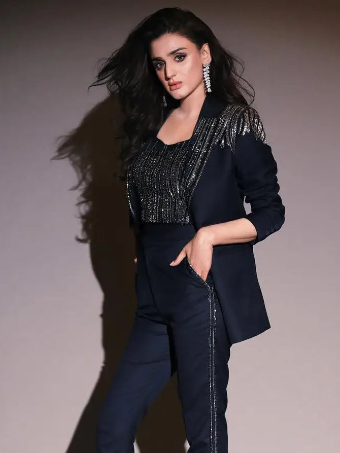 Stardust – Pakistani Engagement Wear by Ahsan Tariq Couture – view 1