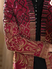 THAKUR SINGH – Pakistani Couture Jacket by Ahsan Tariq Couture – view 3