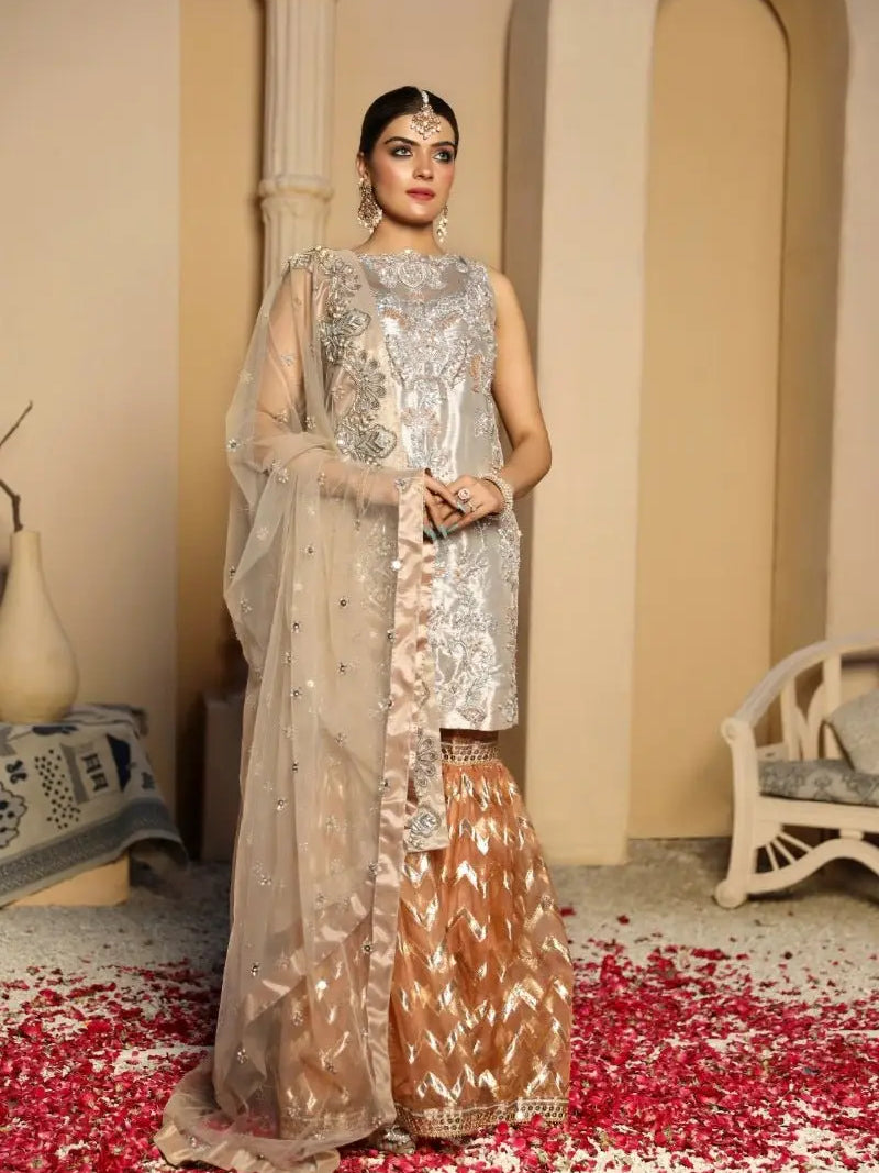 ZARRIN – Pakistani Engagement Wear by Ahsan Tariq Couture – view 1